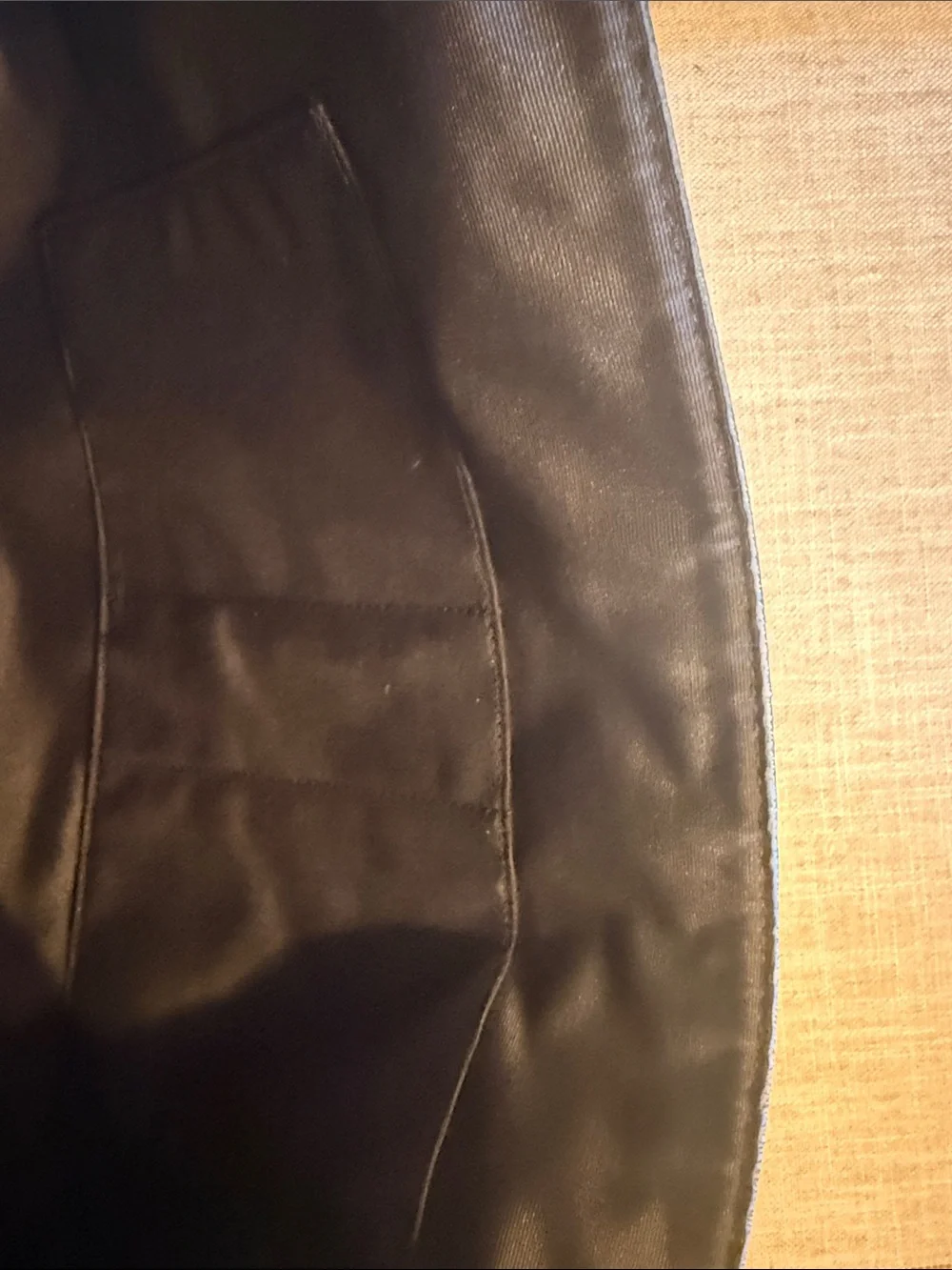 Coach Brown Camo Leather & Black Trim Messenger Bag